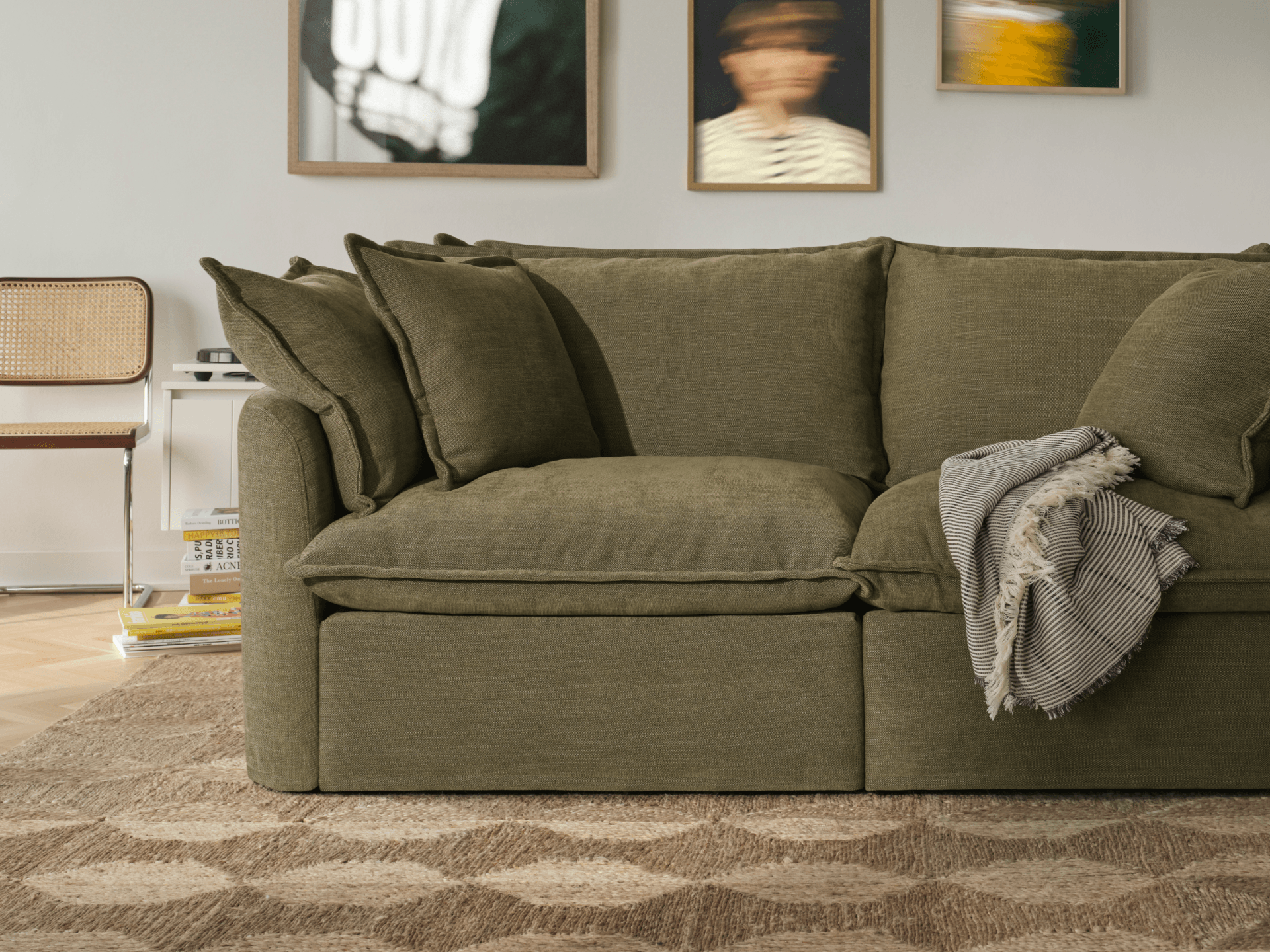Tamarama Modular Sofa - 3 Sections / Extra Wide / Forest Walk