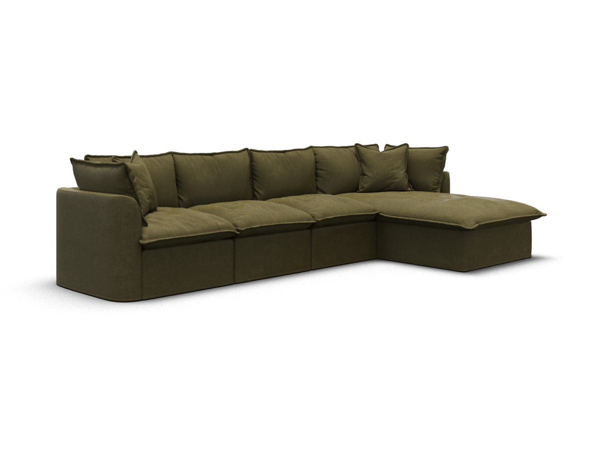 Tamarama Modular Sofa - 4 Sections / Regular / Forest Walk