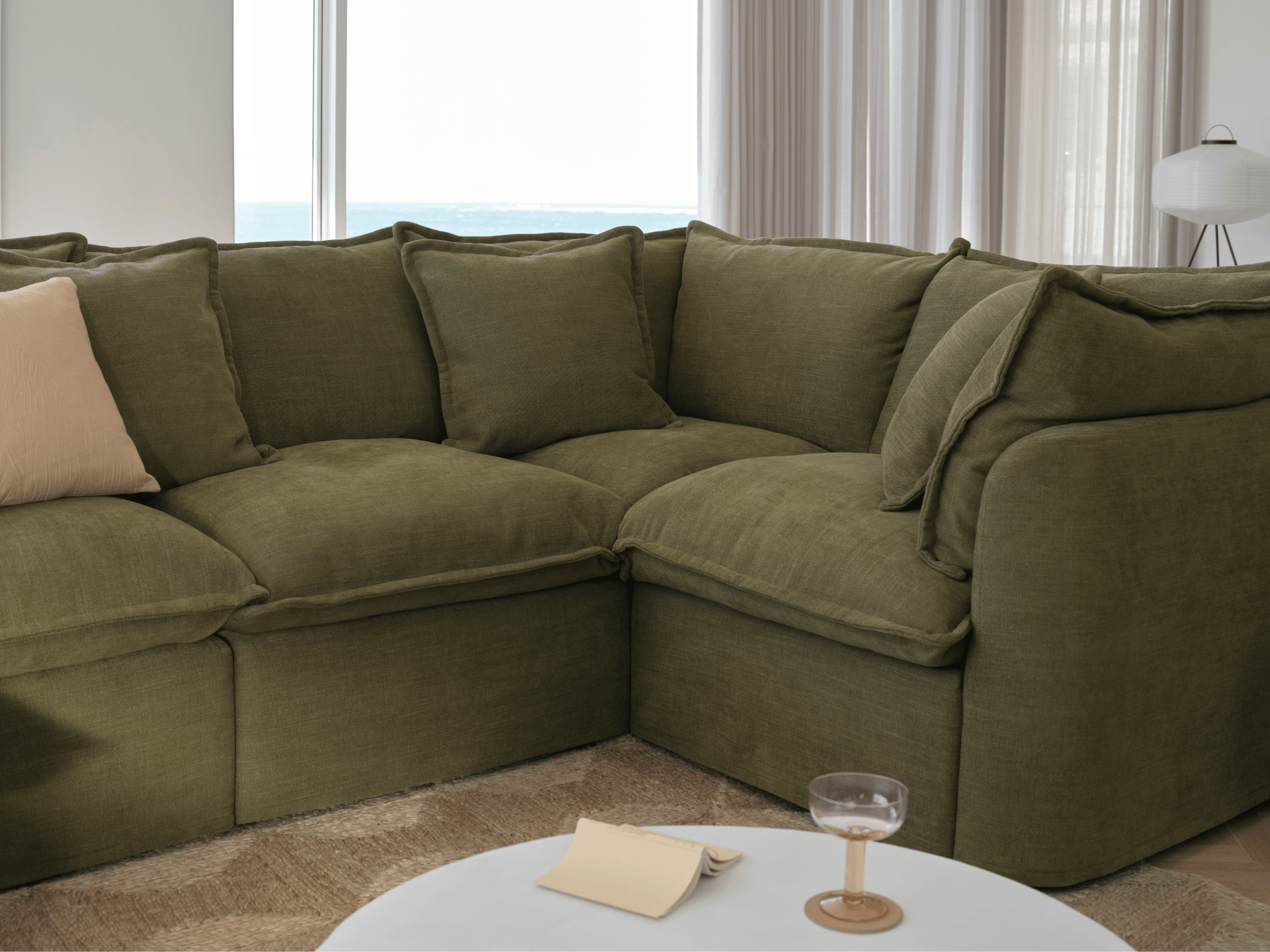 Tamarama Modular Sofa - Regular / 4 Sections / Forest Walk