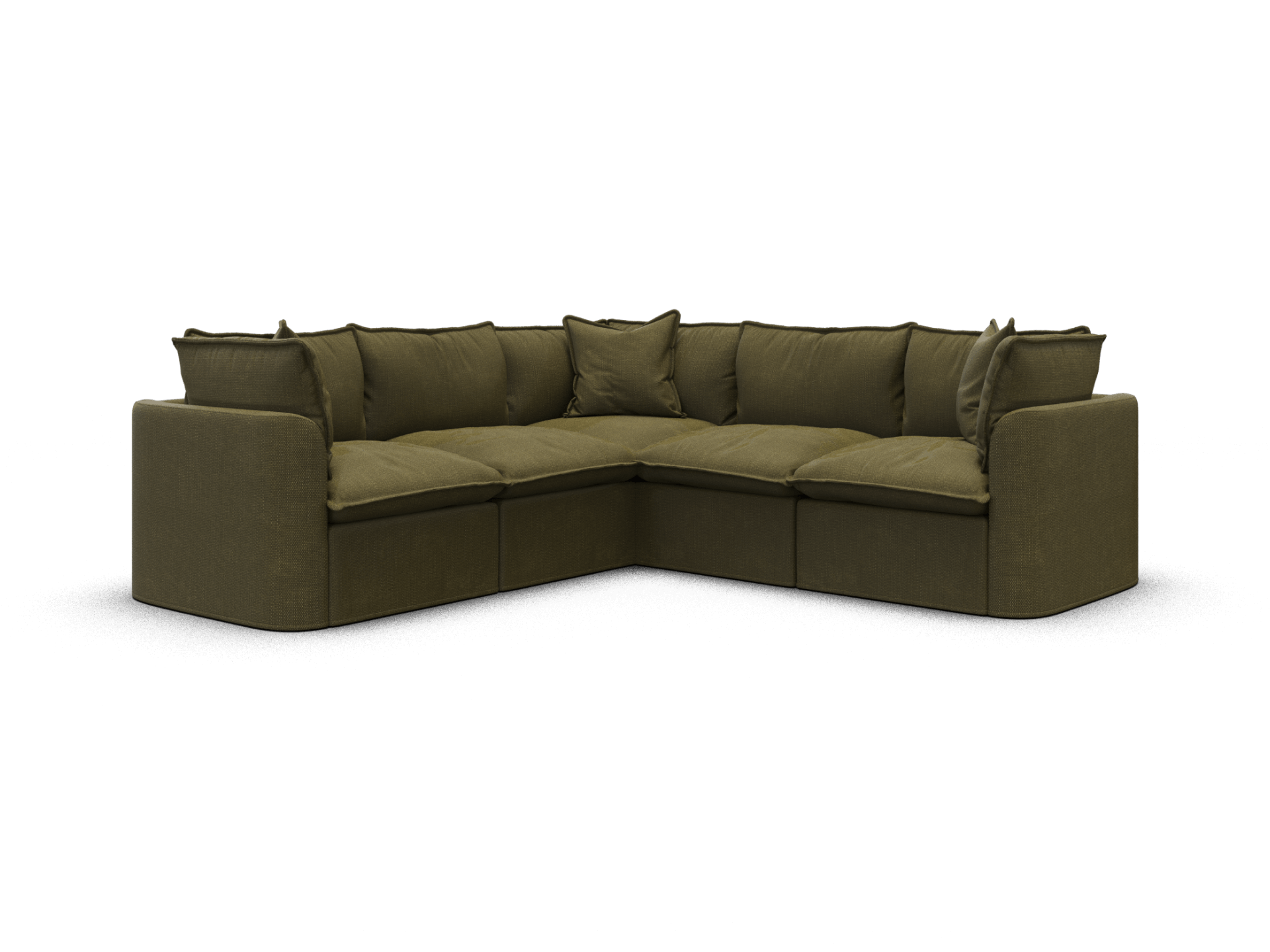 Tamarama Modular Sofa - Regular / 5 Sections / Forest Walk