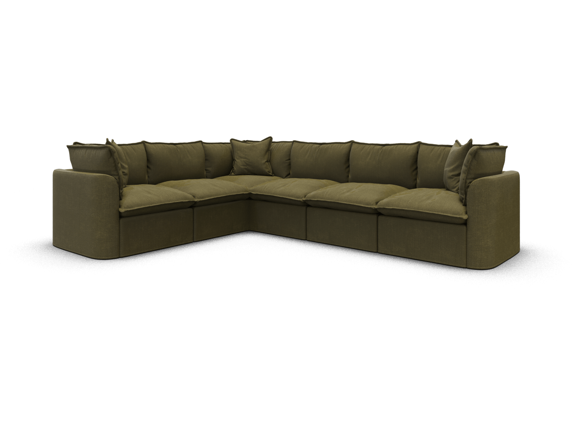 Tamarama Modular Sofa - Regular / 6 Sections / Forest Walk