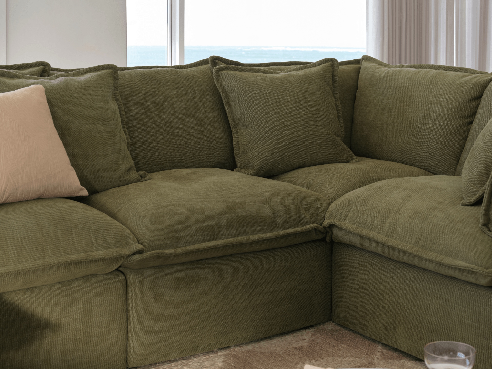Tamarama Modular Sofa - Regular / 6 Sections / Forest Walk