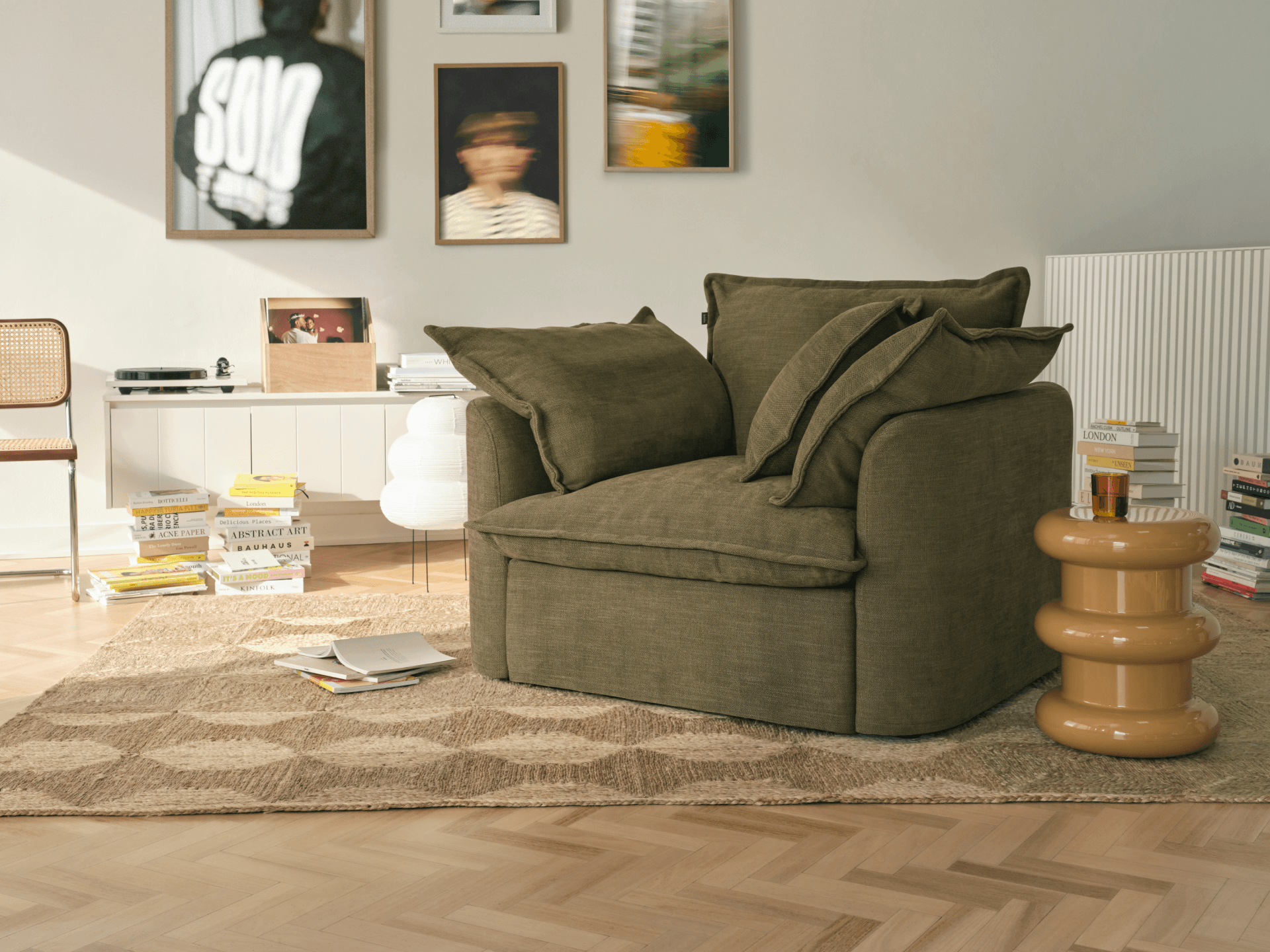 Tamarama Modular Armchair Cover - Extra Wide / Forest Walk