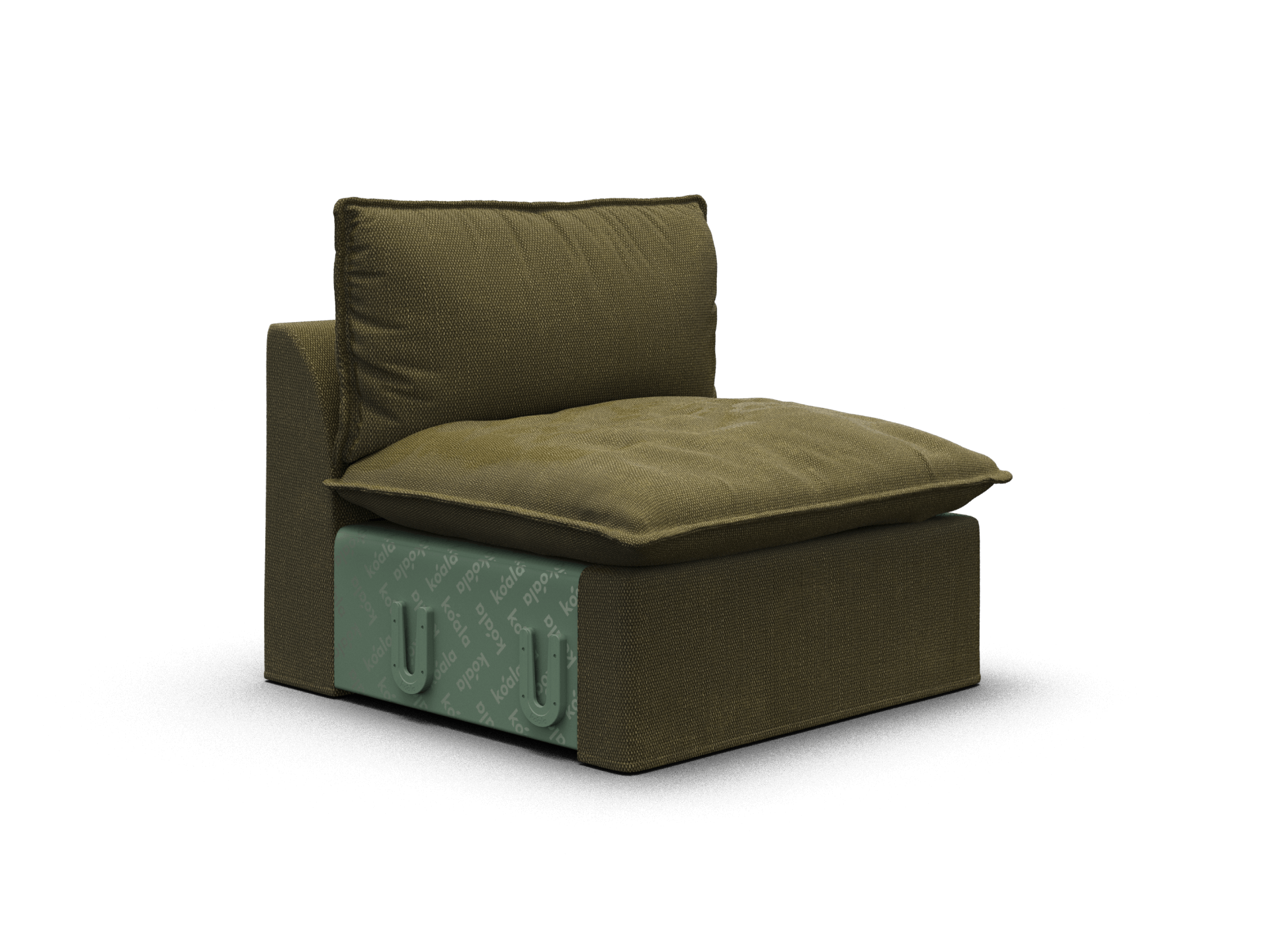 Tamarama Modular Sofa Section Cover - Extra Wide / Seat / Forest Walk
