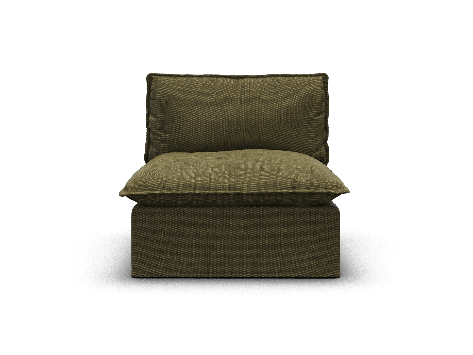 Tamarama Modular Sofa Section Cover - Extra Wide / Seat / Forest Walk