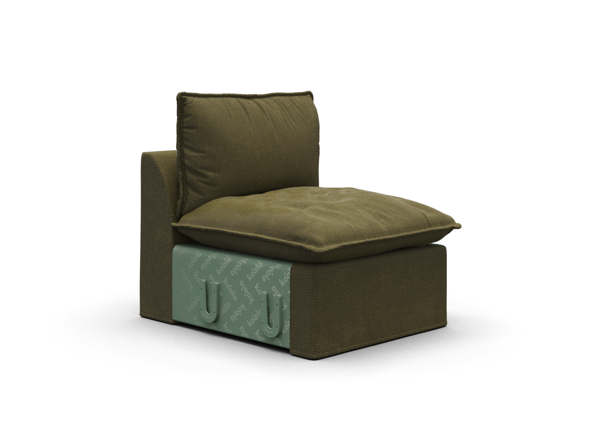 Tamarama Modular Sofa Section - Regular / Seat / Forest Walk