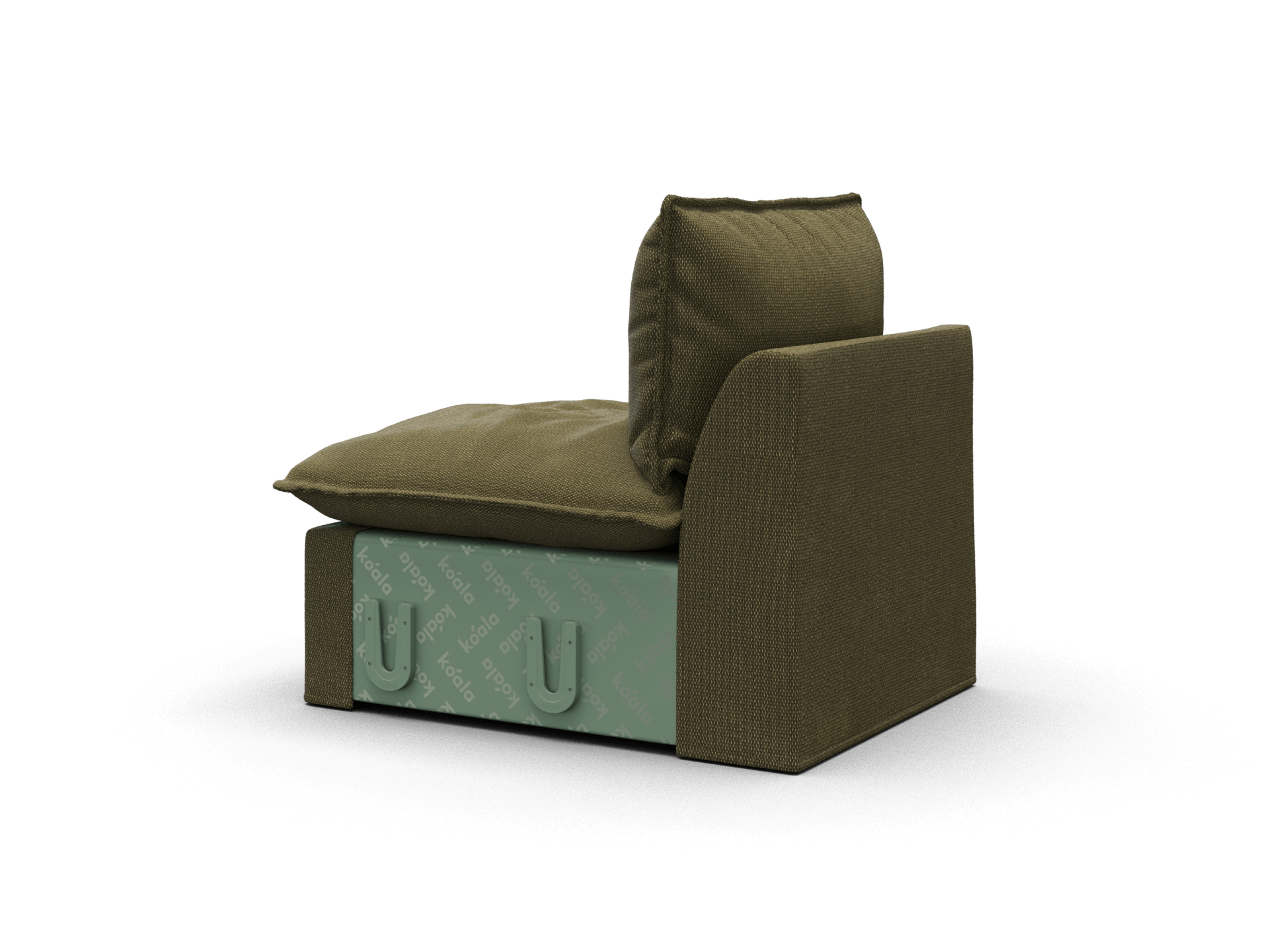 Tamarama Modular Sofa Section - Regular / Seat / Forest Walk
