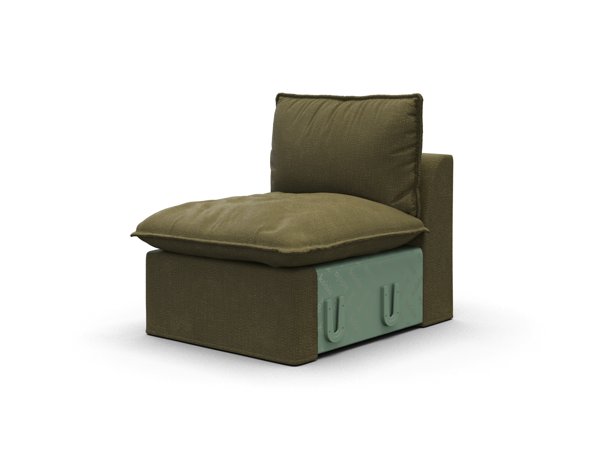 Tamarama Modular Sofa Section - Regular / Seat / Forest Walk