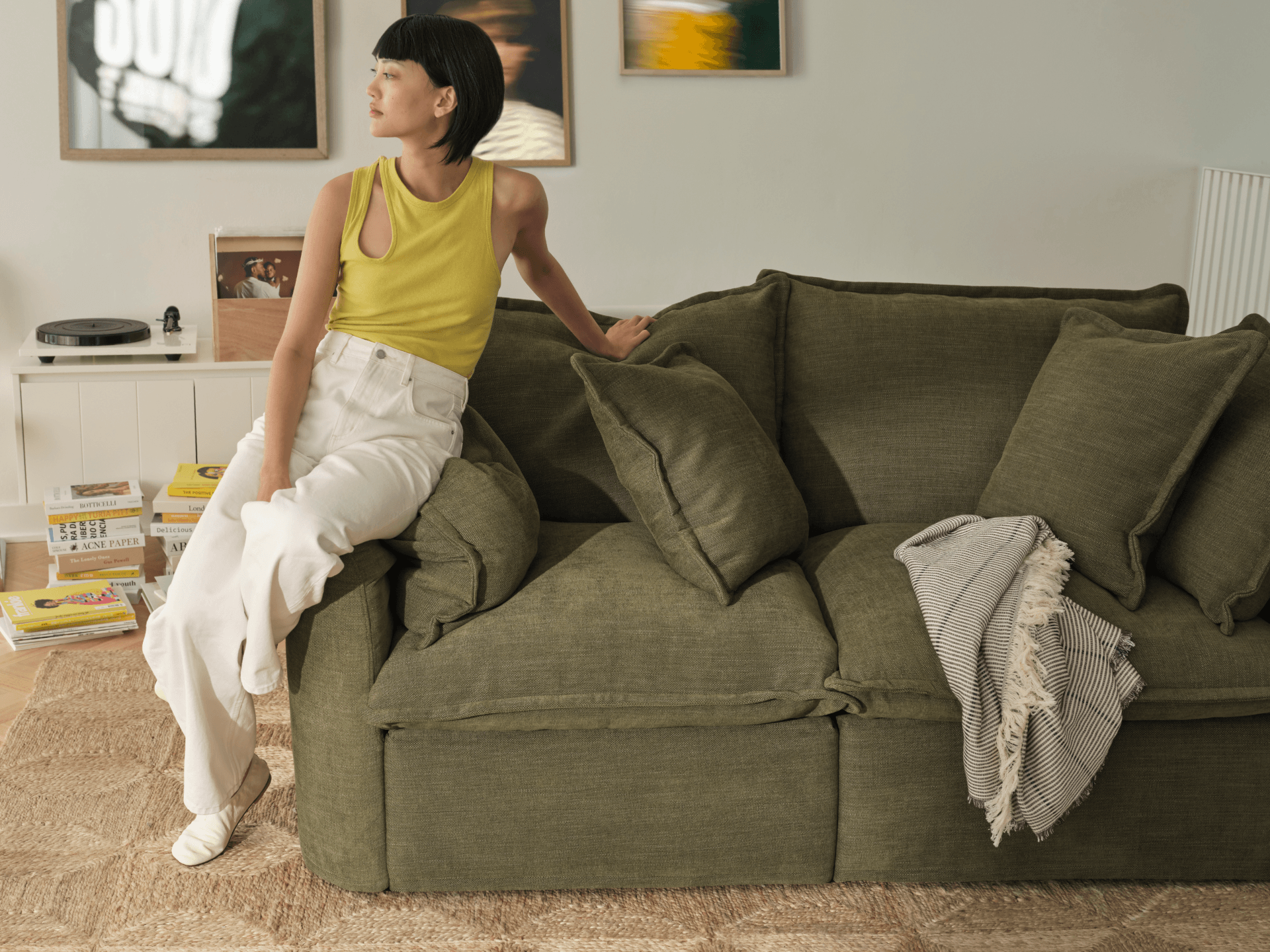 Tamarama Modular Sofa Cover - Regular / 2 Sections / Forest Walk