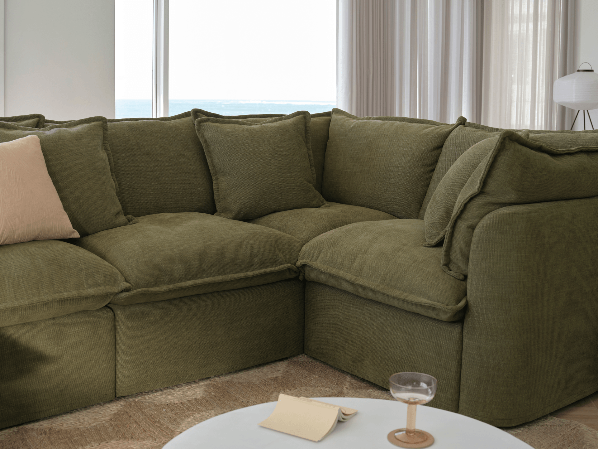Tamarama Modular Sofa Cover - Regular / 4 Sections / Forest Walk