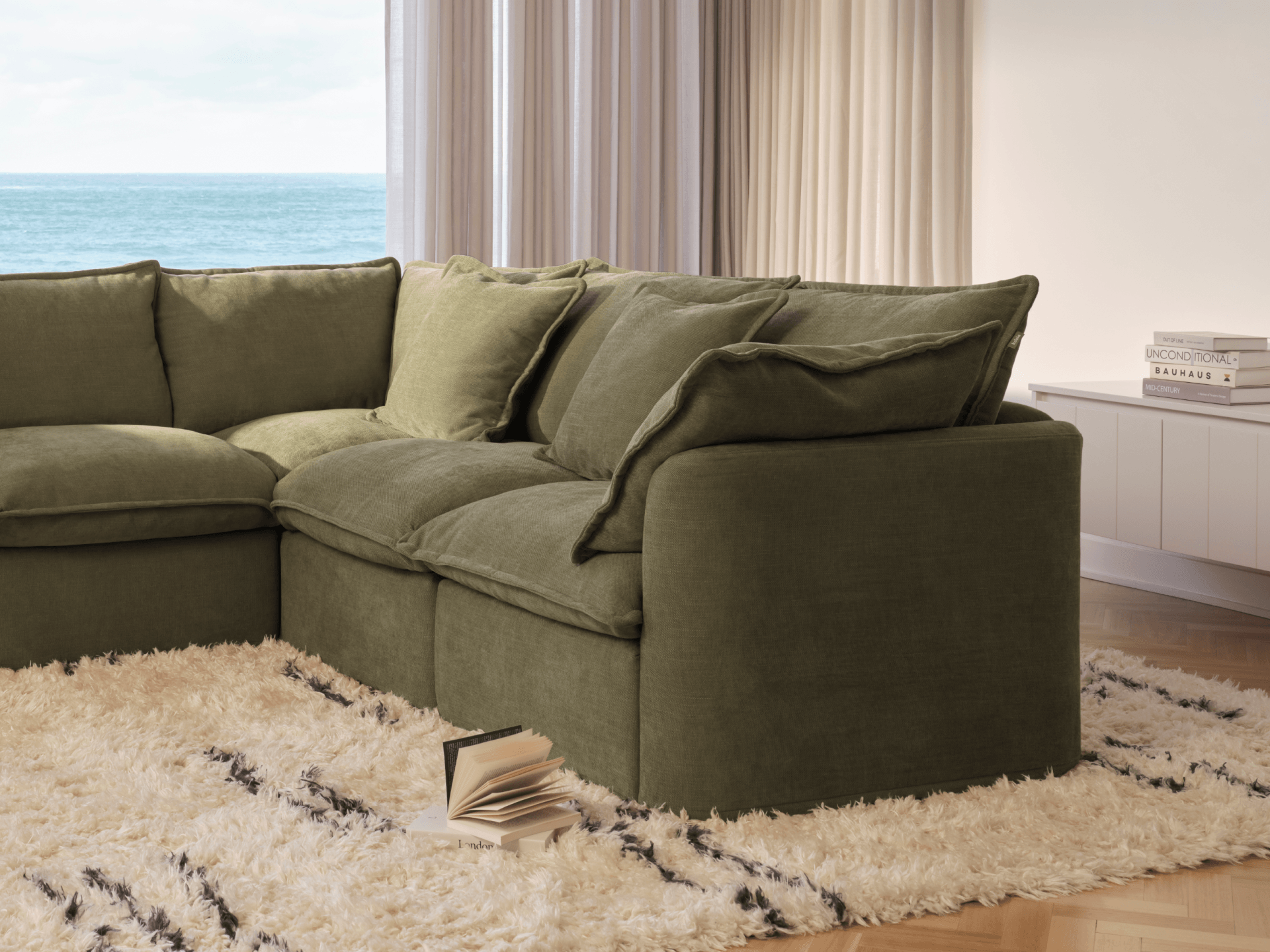 Tamarama Modular Sofa Cover - Regular / 4 Sections / Forest Walk