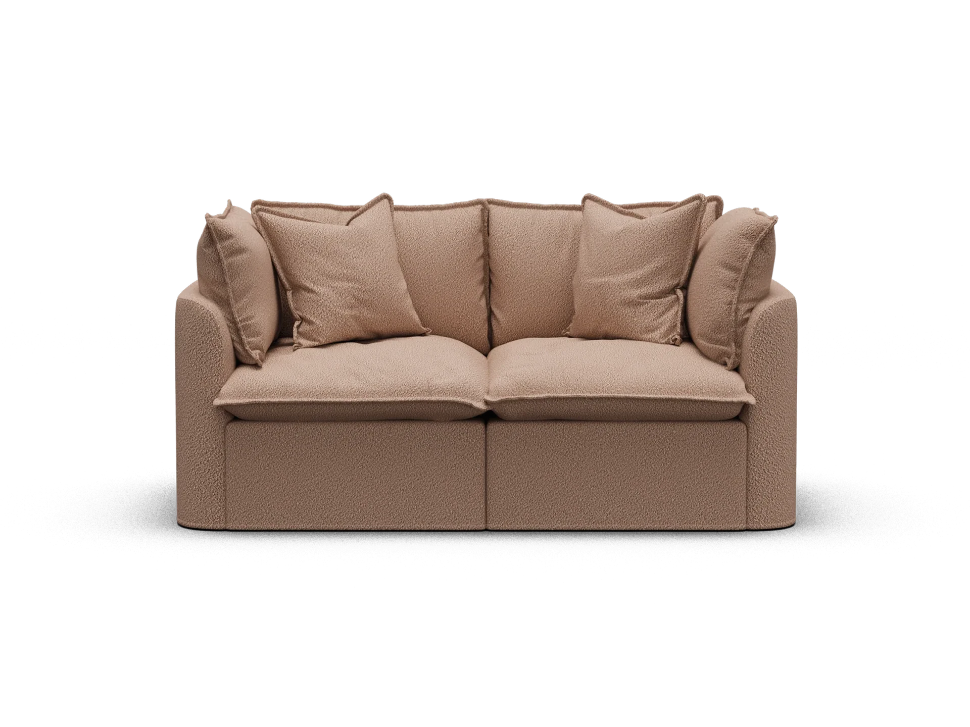 Tamarama Modular Sofa - Regular / 2 Sections / Pebble Beach (Luxe)