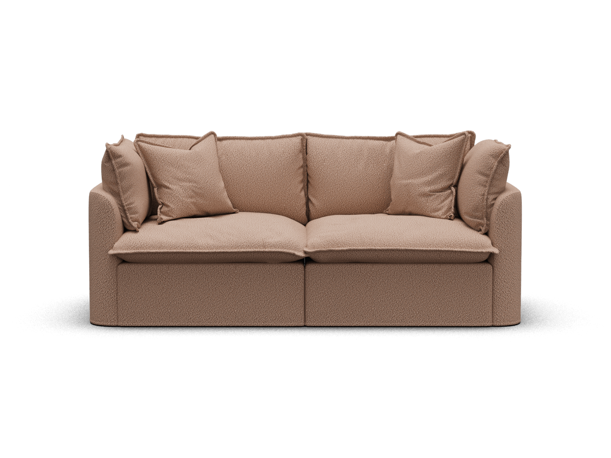Tamarama Modular Sofa - 2 Sections / Extra Wide / Pebble Beach (Luxe)