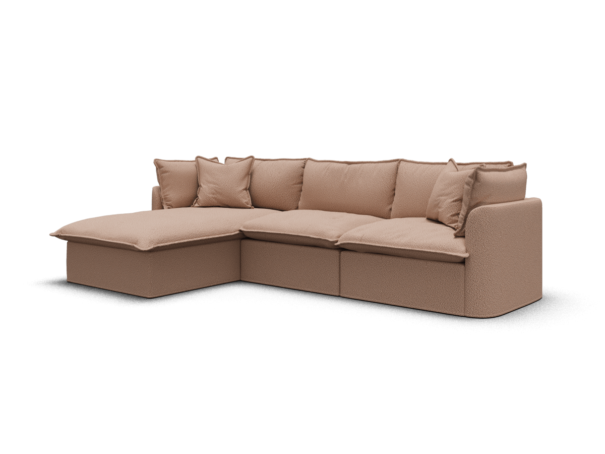 Tamarama Modular Sofa - 3 Sections / Extra Wide / Pebble Beach (Luxe)