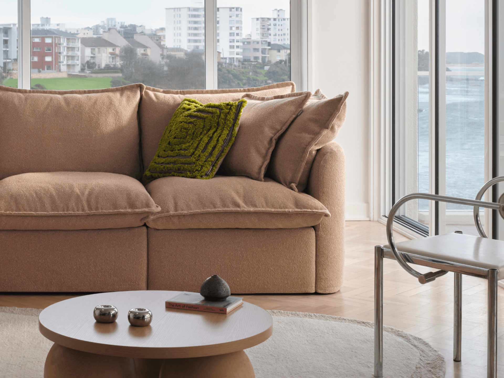 Tamarama Modular Sofa - Regular / 3 Sections / Pebble Beach (Luxe)