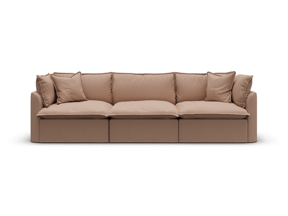 Tamarama Modular Sofa - 3 Sections / Extra Wide / Pebble Beach (Luxe)
