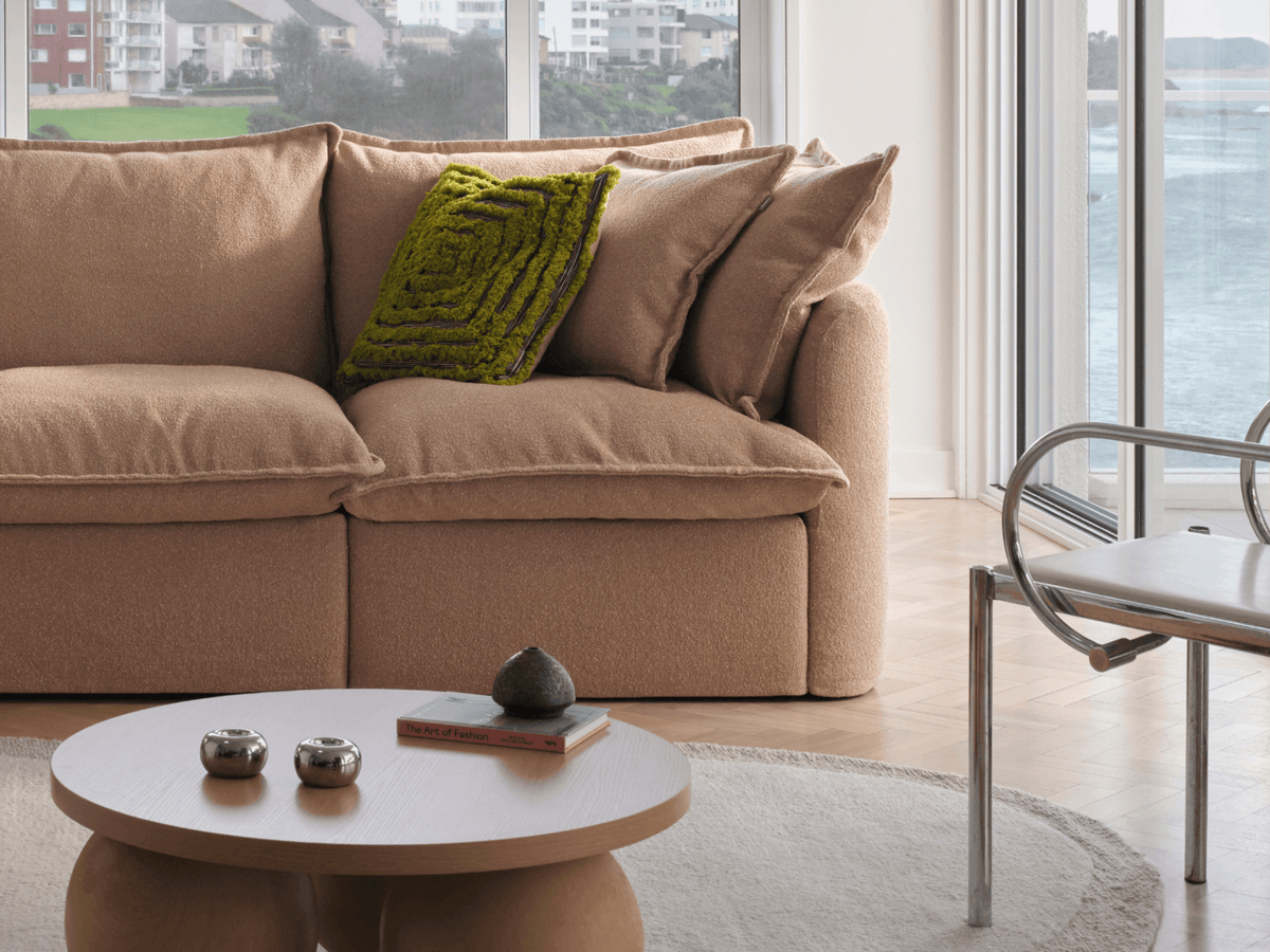 Tamarama Modular Sofa - 4 Sections / Extra Wide / Pebble Beach (Luxe)