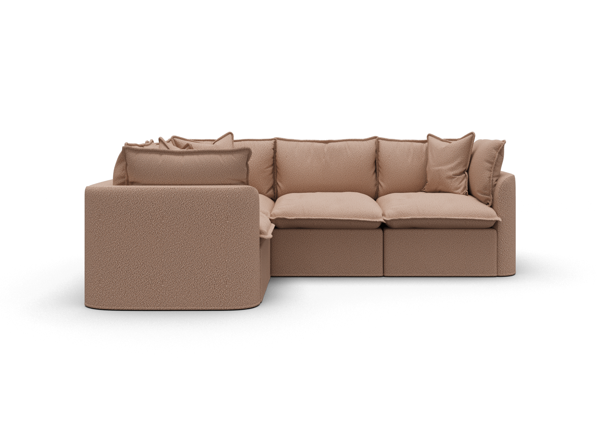 Tamarama Modular Sofa - 4 Sections / Regular / Pebble Beach (Luxe)