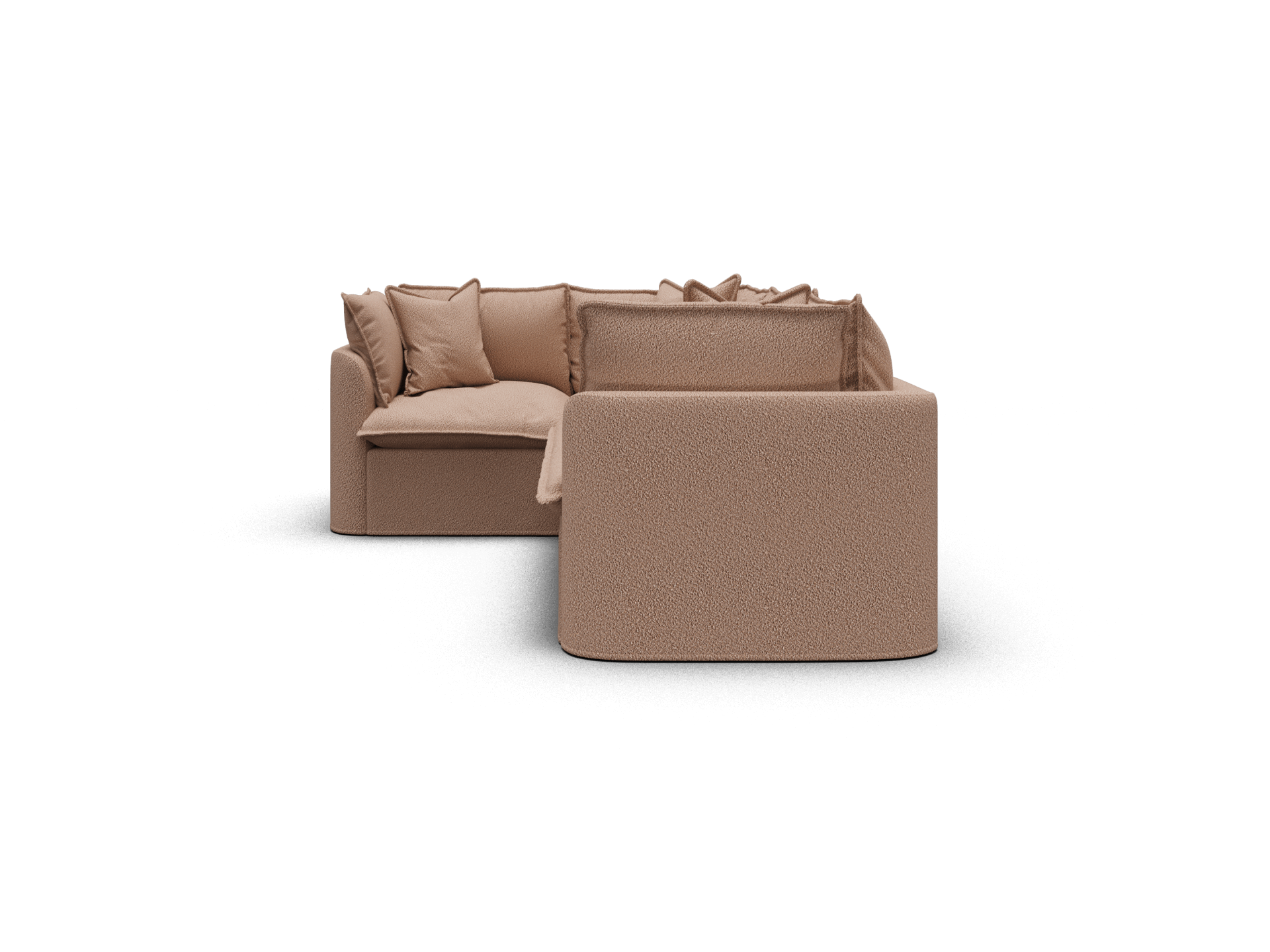Tamarama Modular Sofa - 4 Sections / Regular / Pebble Beach (Luxe)