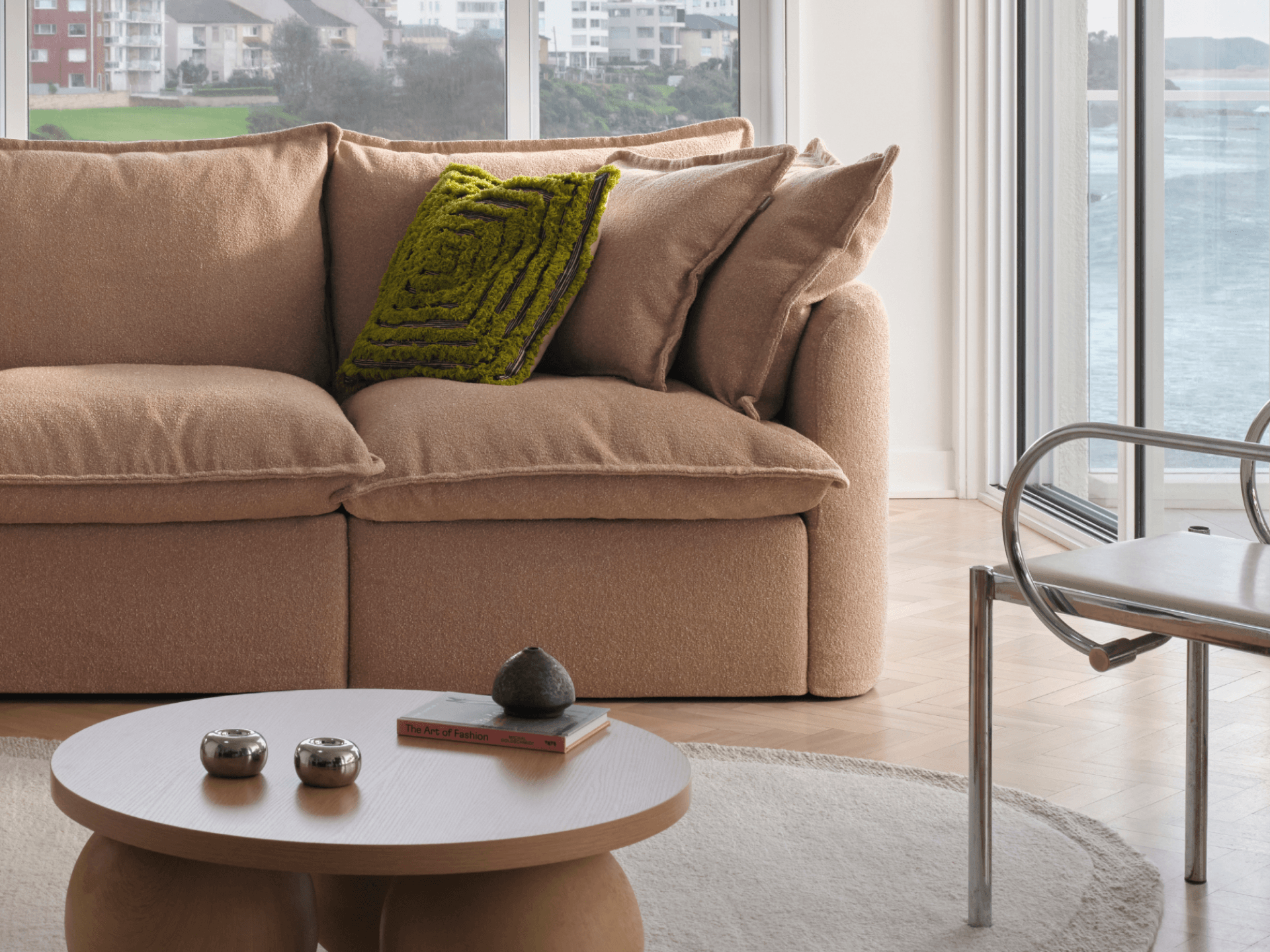 Tamarama Modular Sofa - 4 Sections / Regular / Pebble Beach (Luxe)