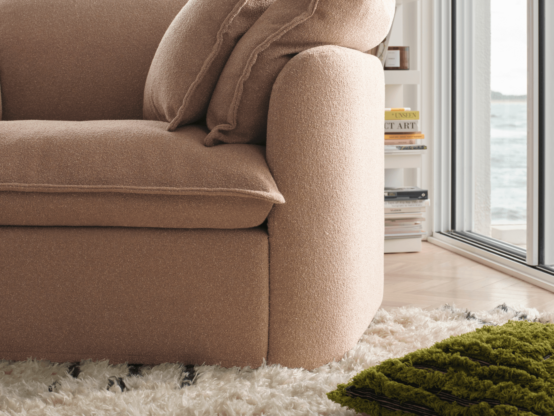 Tamarama Modular Sofa - 4 Sections / Regular / Pebble Beach (Luxe)