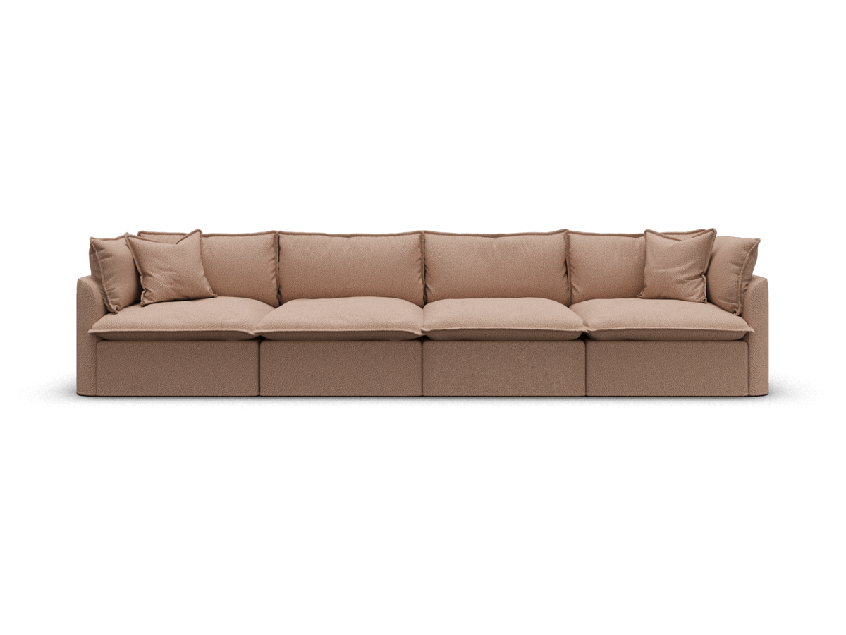 Tamarama Modular Sofa - 4 Sections / Extra Wide / Pebble Beach (Luxe)
