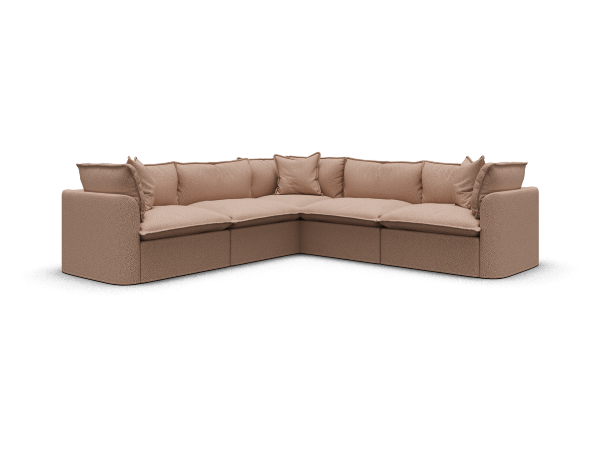 Tamarama Modular Sofa - 5 Sections / Extra Wide / Pebble Beach (Luxe)