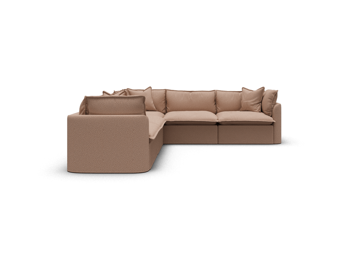 Tamarama Modular Sofa - 5 Sections / Extra Wide / Pebble Beach (Luxe)