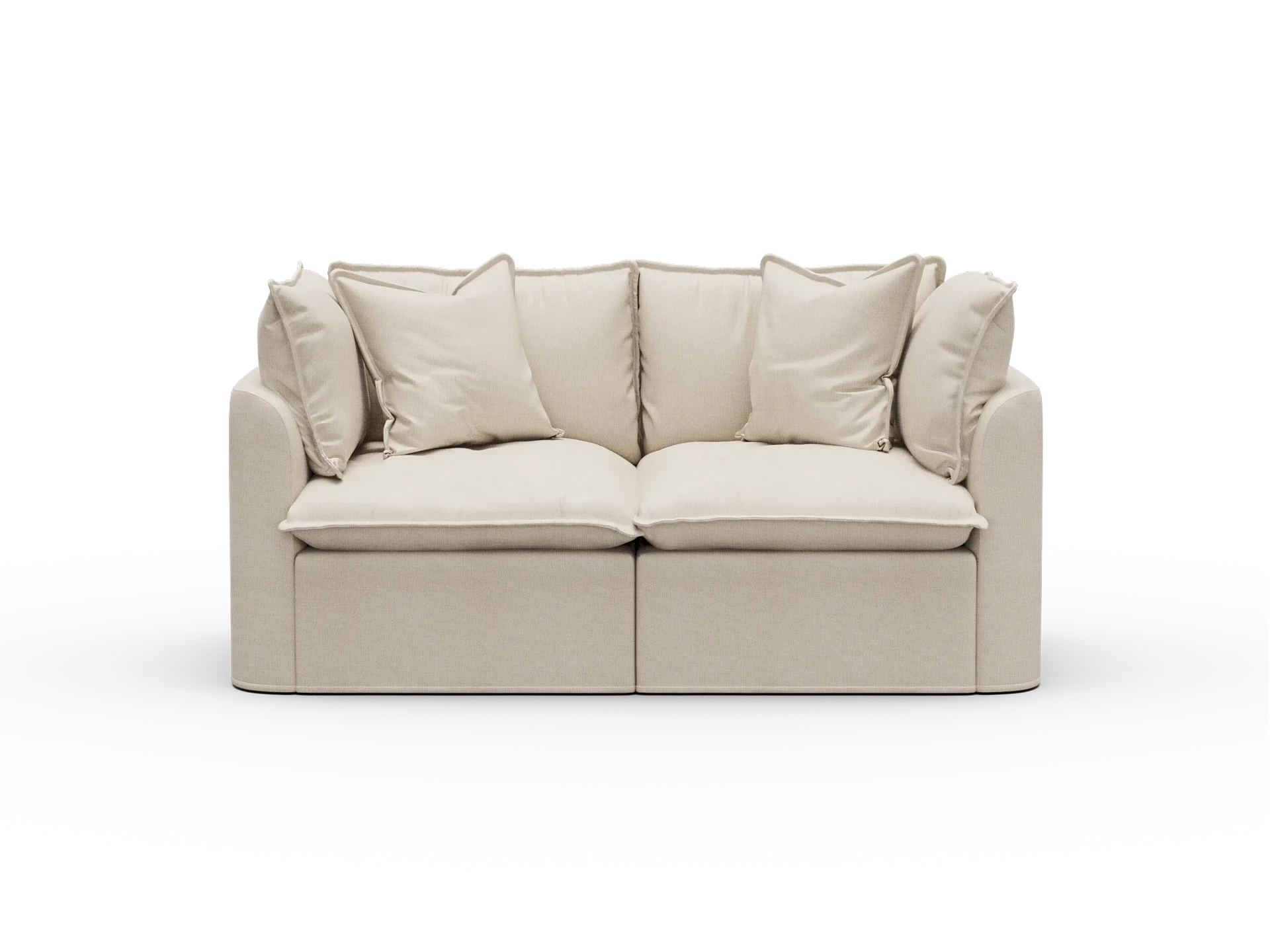 Tamarama Modular Sofa - Regular / 2 Sections / Winter Cream