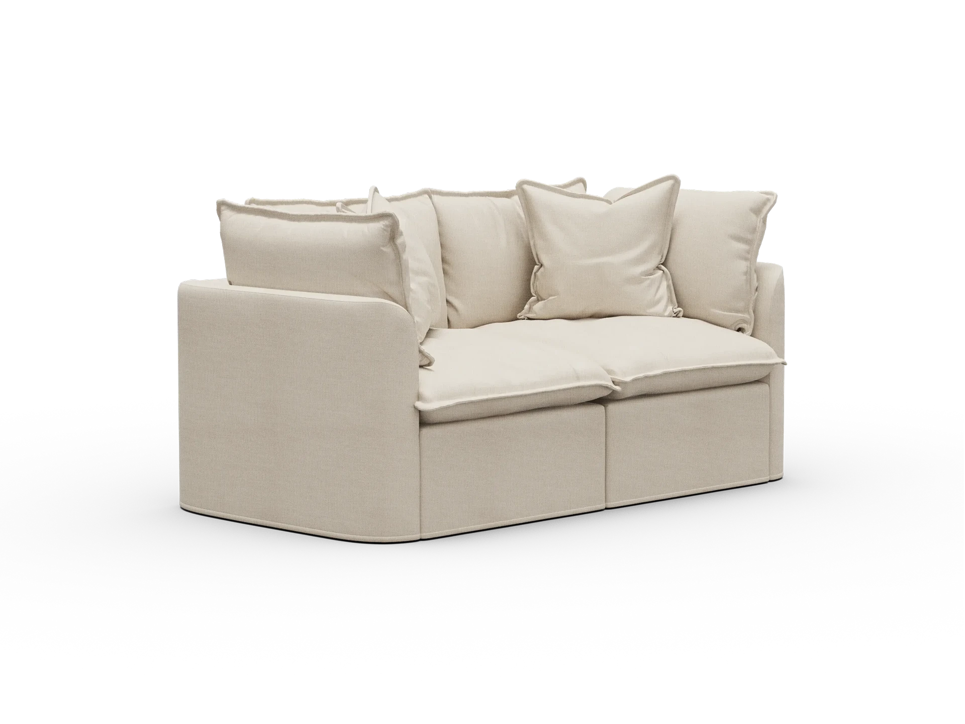 Tamarama Modular Sofa - Regular / 2 Sections / Winter Cream