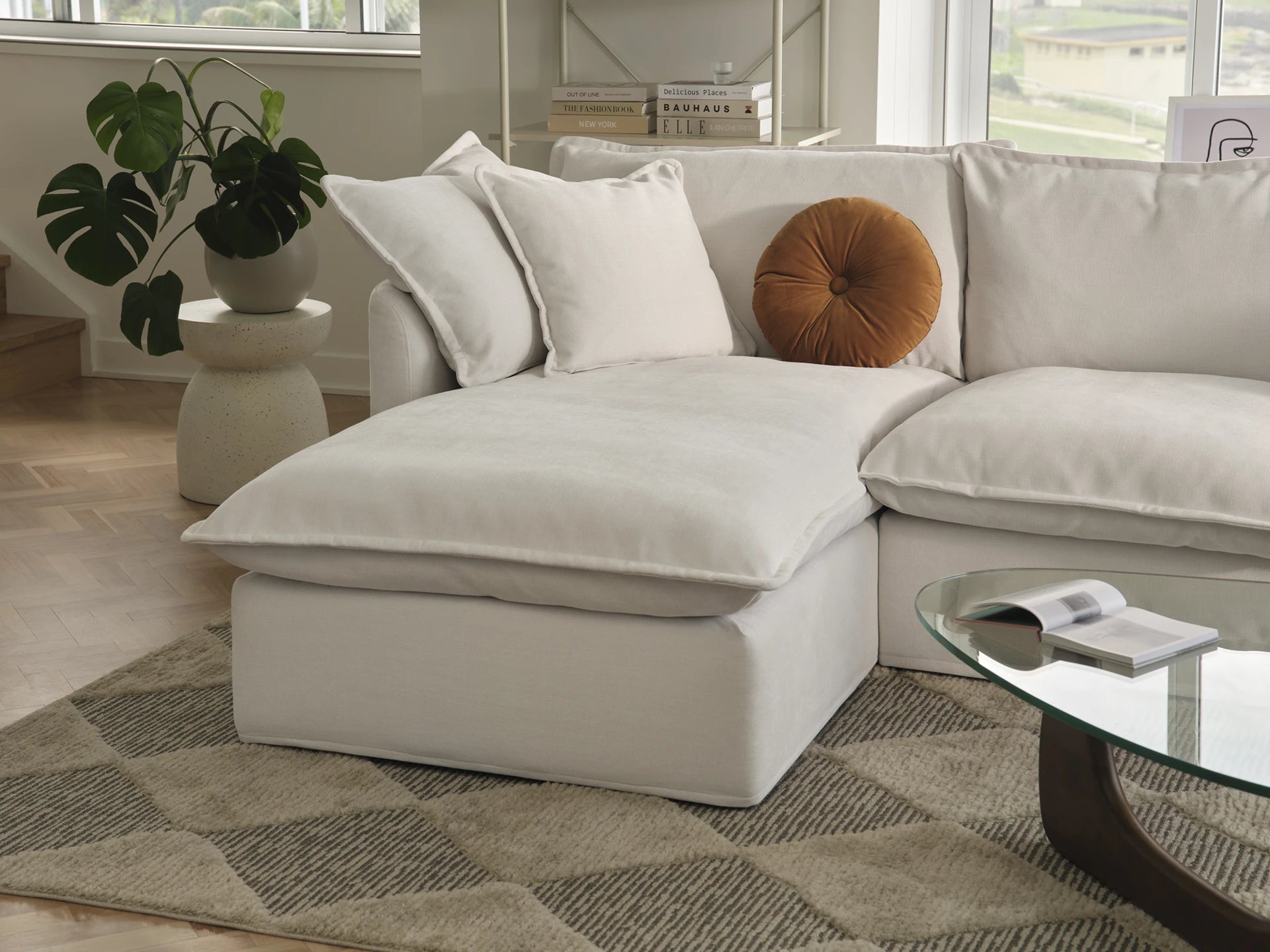 Tamarama Modular Sofa - Regular / 3 Sections / Winter Cream