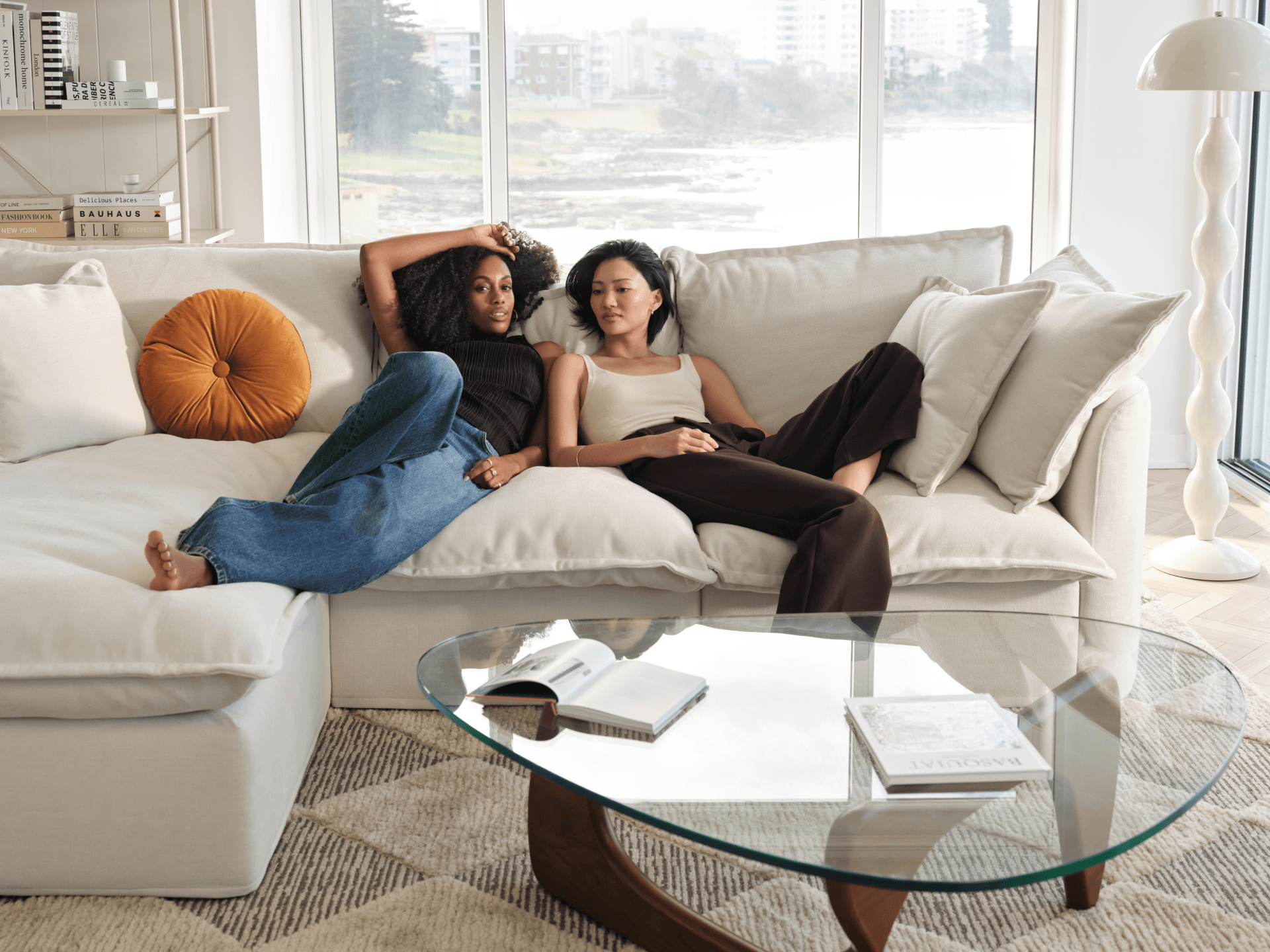 Tamarama Modular Sofa - Regular / 3 Sections / Winter Cream