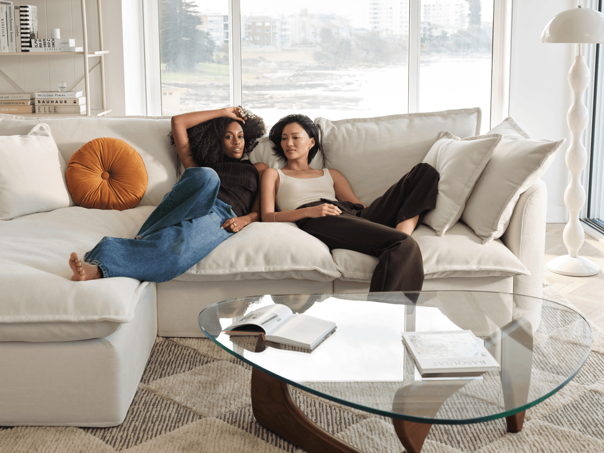 Tamarama Modular Sofa - 3 Sections / Extra Wide / Winter Cream