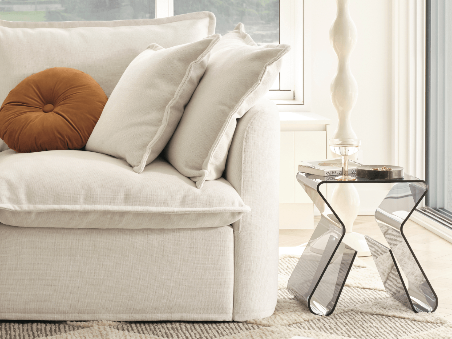 Tamarama Modular Sofa - Regular / 6 Sections / Winter Cream