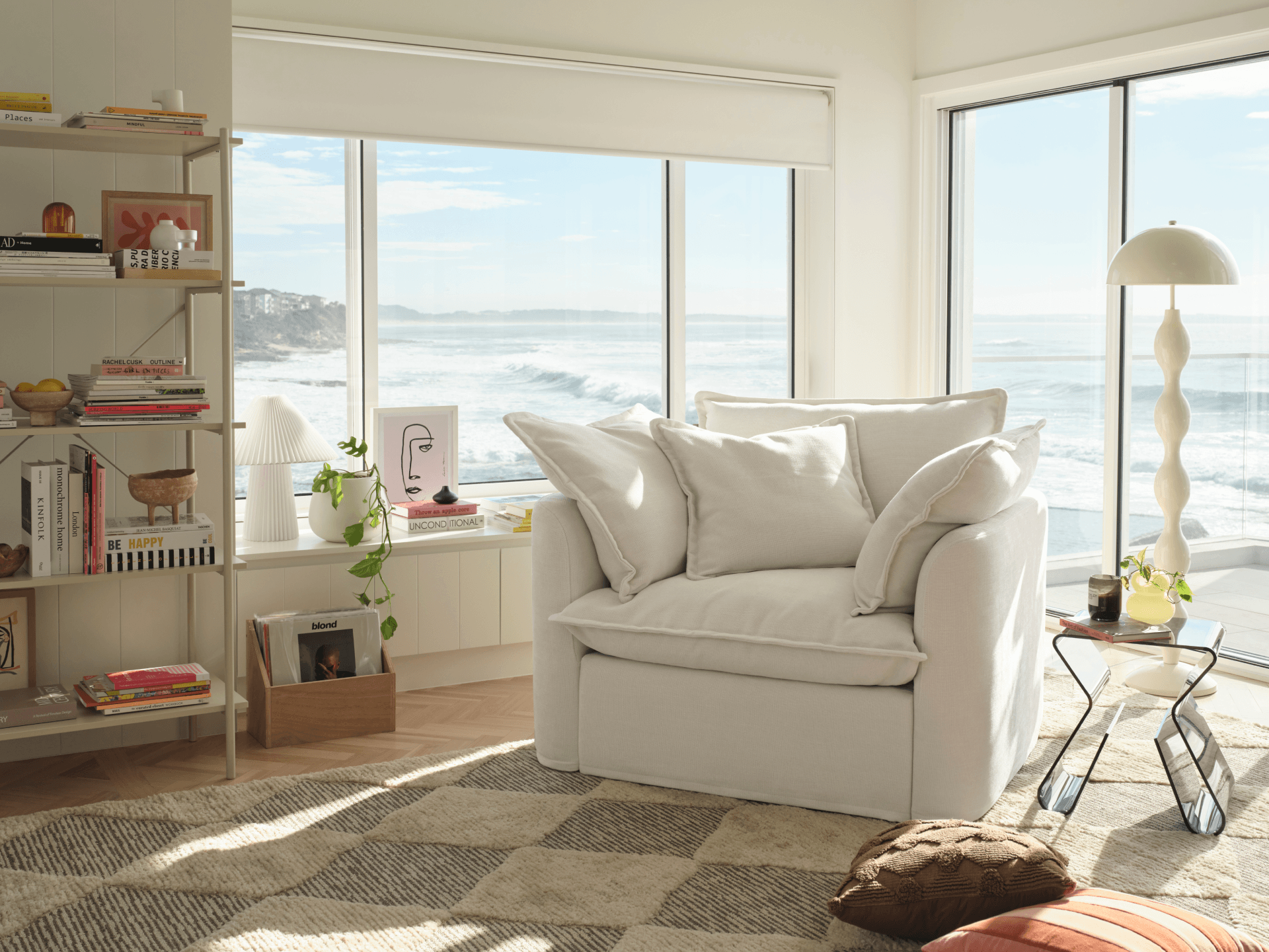 Tamarama Modular Armchair - Extra Wide / Winter Cream
