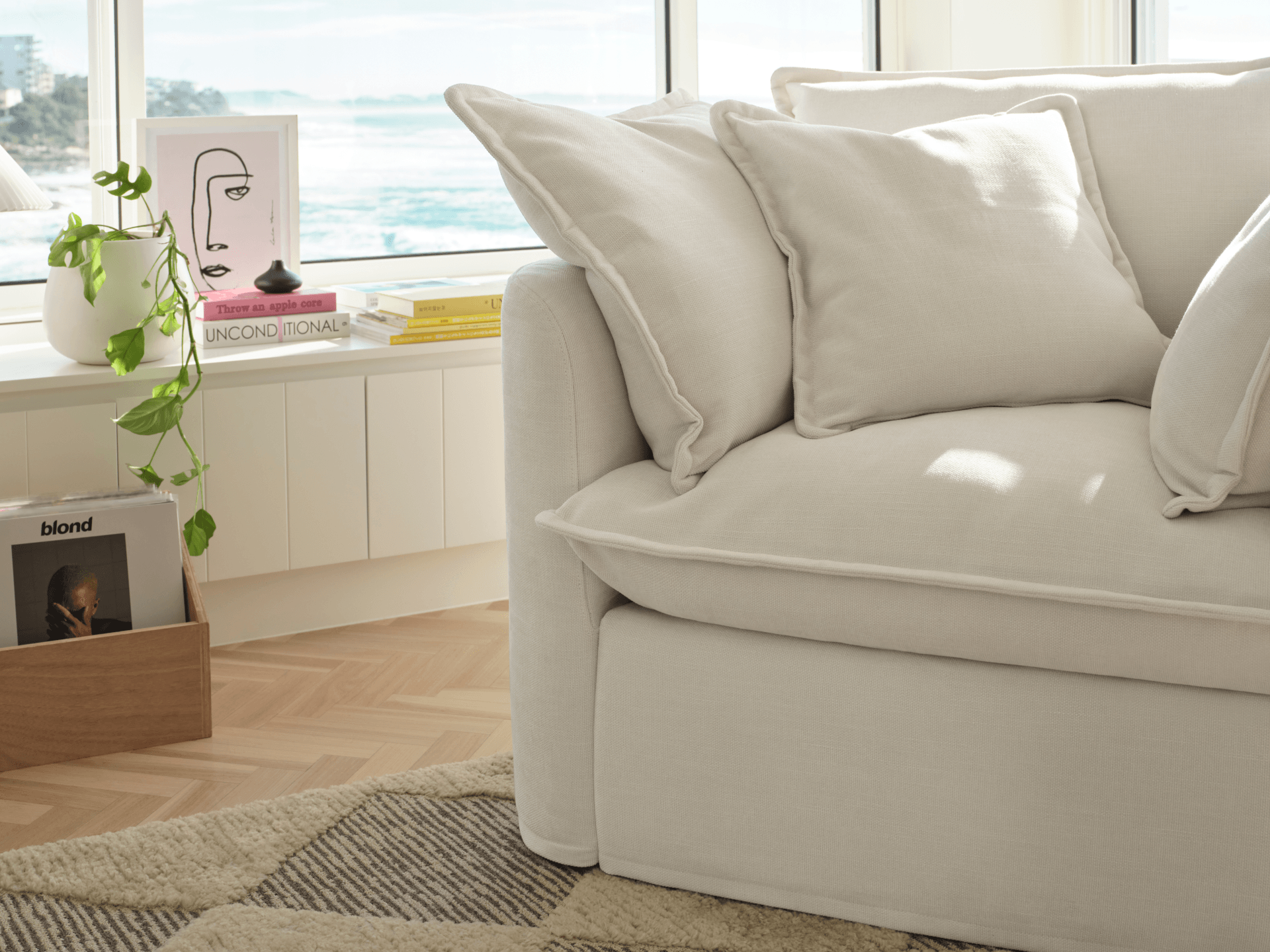Tamarama Modular Armchair - Extra Wide / Winter Cream
