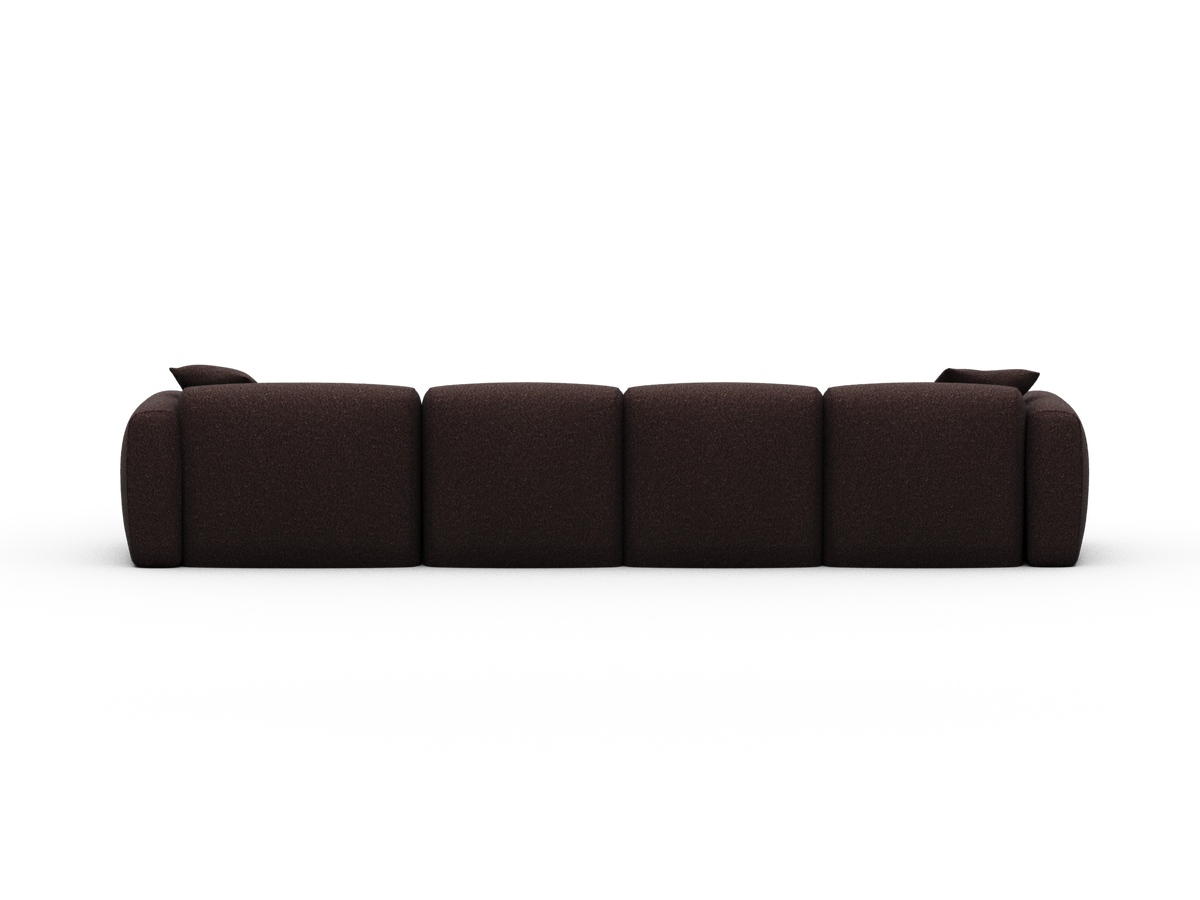 Torquay Modular Sofa - Fluffed Fig (Luxe edition) / 4 Sections / Regular