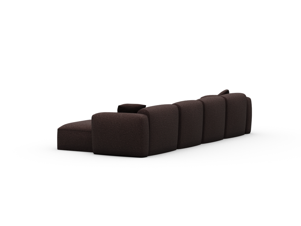 Torquay Modular Sofa - Fluffed Fig (Luxe edition) / 4 Sections / Regular