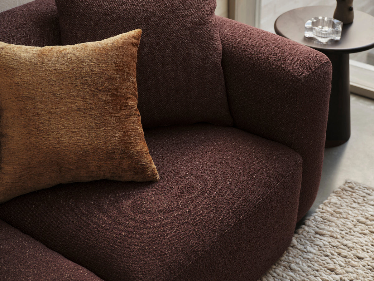Torquay Modular Sofa - Fluffed Fig (Luxe edition) / 4 Sections / Regular
