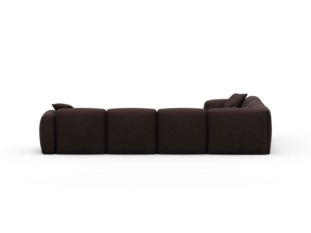 Torquay Modular Sofa - Fluffed Fig (Luxe edition) / 6 Sections / Regular