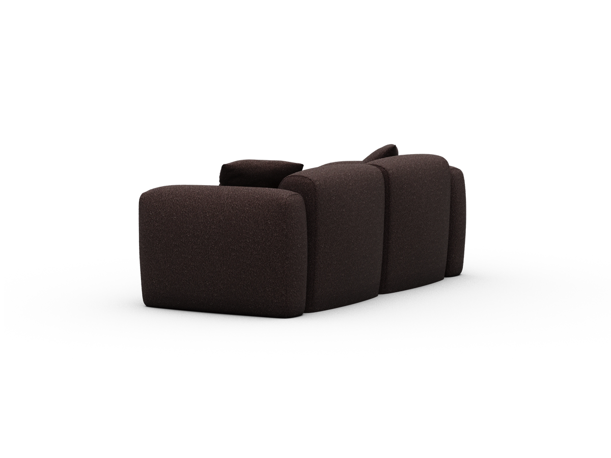 Torquay Modular Sofa - Fluffed Fig (Luxe edition) / 2 Sections / Regular