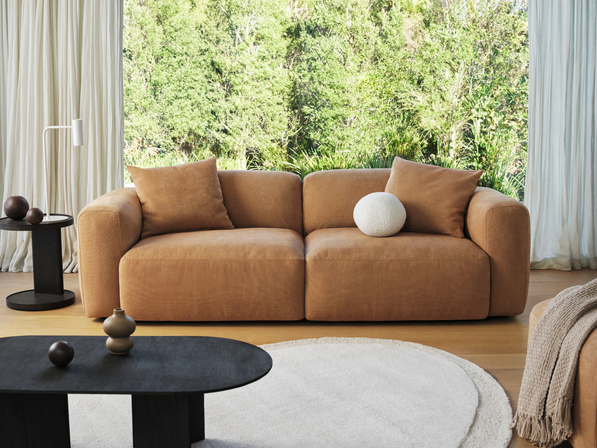 Torquay Modular Sofa - Bronzed Aussie / 2 Sections / Regular