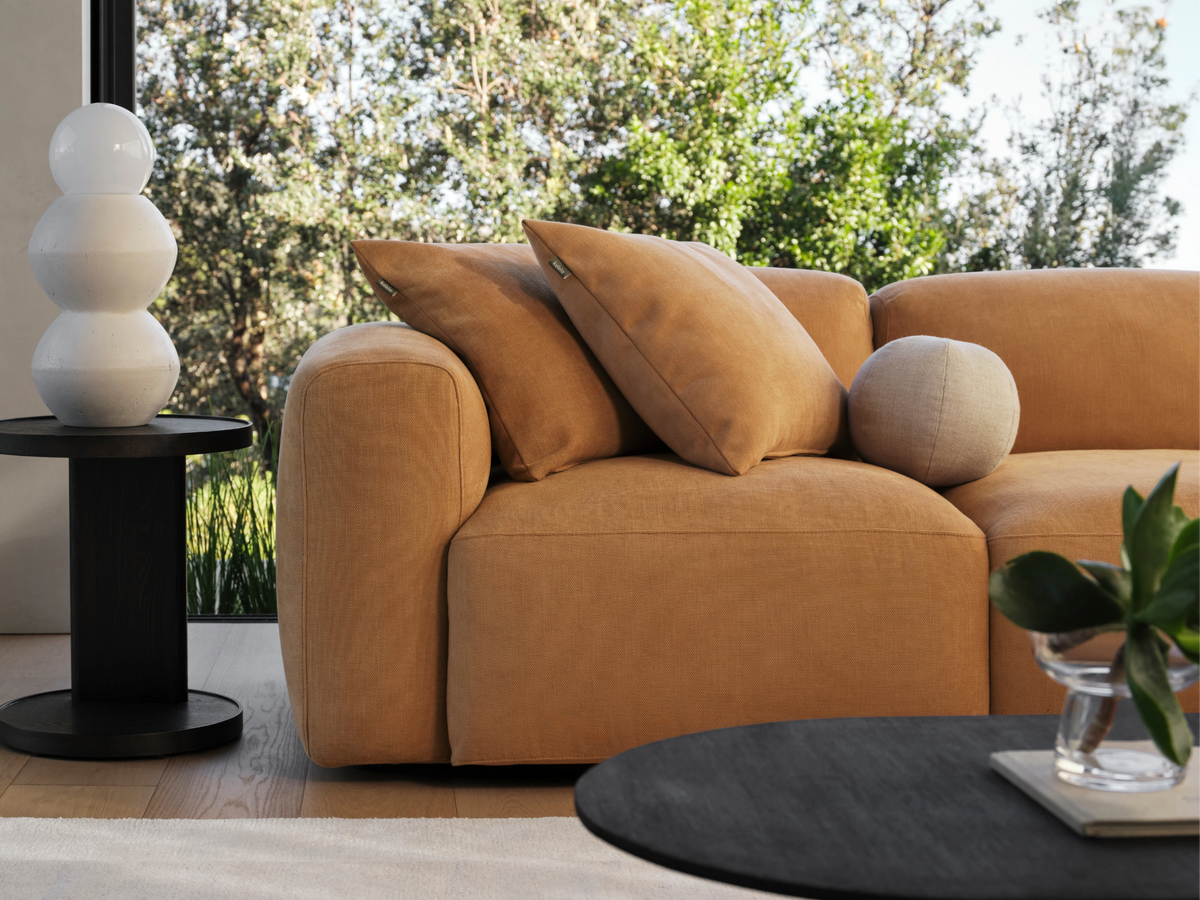 Torquay Modular Sofa - Bronzed Aussie / 3 Sections / Regular