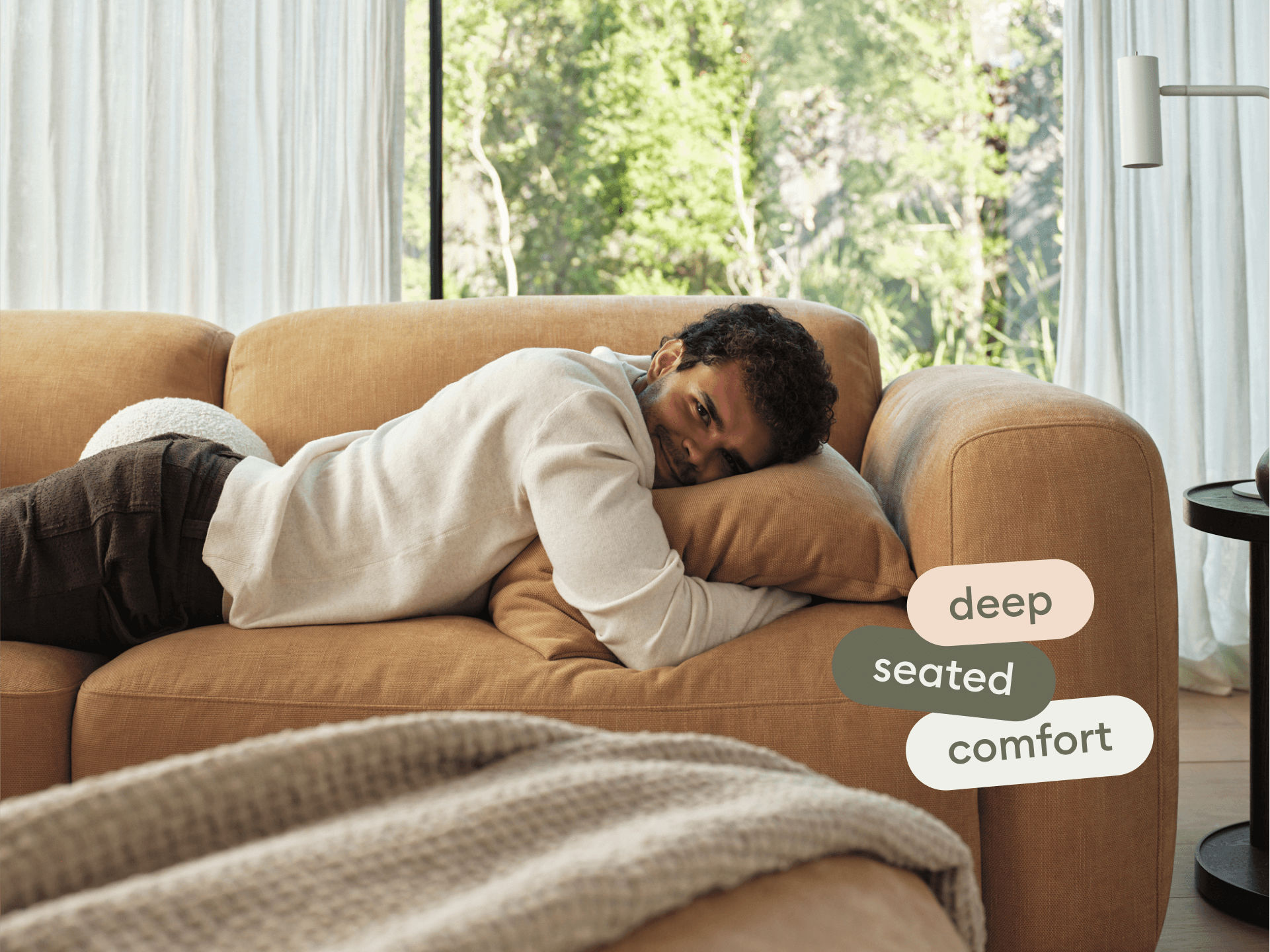 Torquay Modular Sofa - Sofa / Extra Wide / 2 Sections / Bronzed Aussie