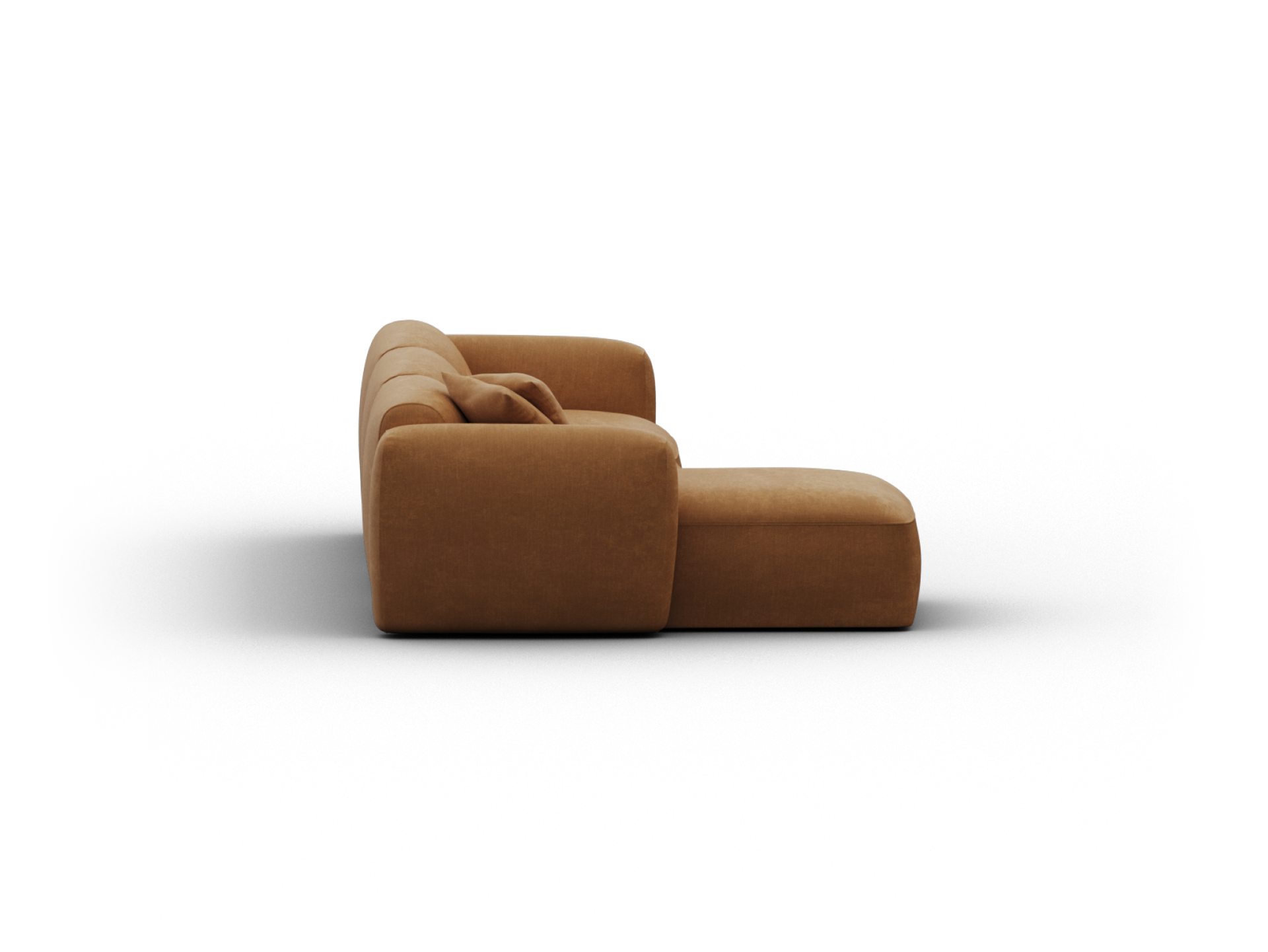 Torquay Modular Sofa - Chaise / Extra Wide / 3 Sections / Bronzed Aussie