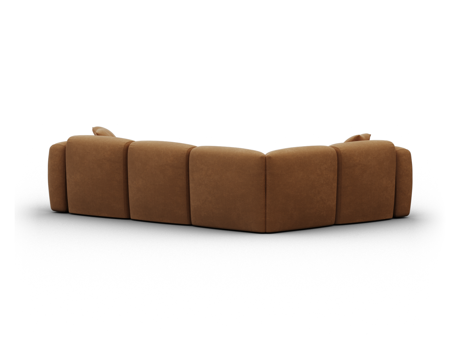 Torquay Modular Sofa - Corner / Regular / 4 Sections / Bronzed Aussie