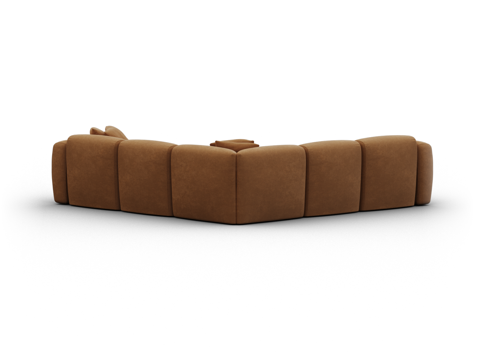 Torquay Modular Sofa - Corner / Regular / 5 Sections / Bronzed Aussie
