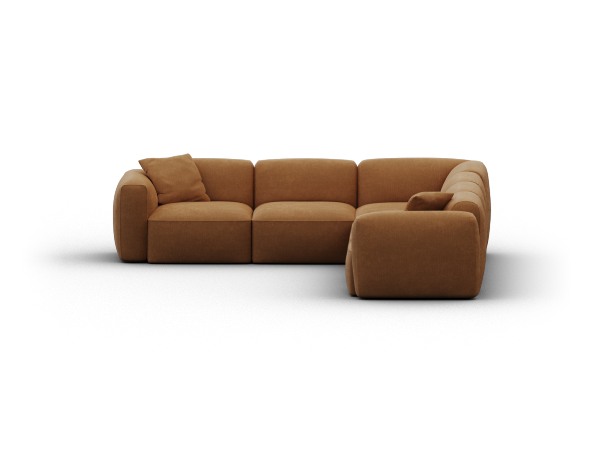 Torquay Modular Sofa - Bronzed Aussie / 6 Sections / Regular
