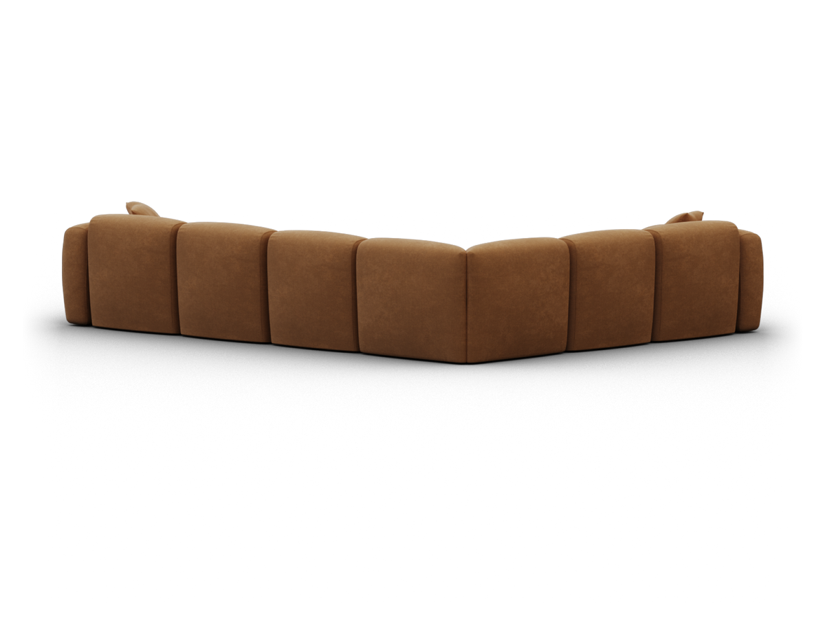Torquay Modular Sofa - Bronzed Aussie / 6 Sections / Regular