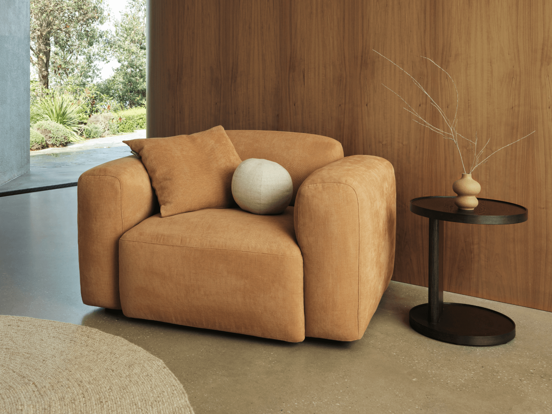 Torquay Modular Armchair - Regular / Bronzed Aussie